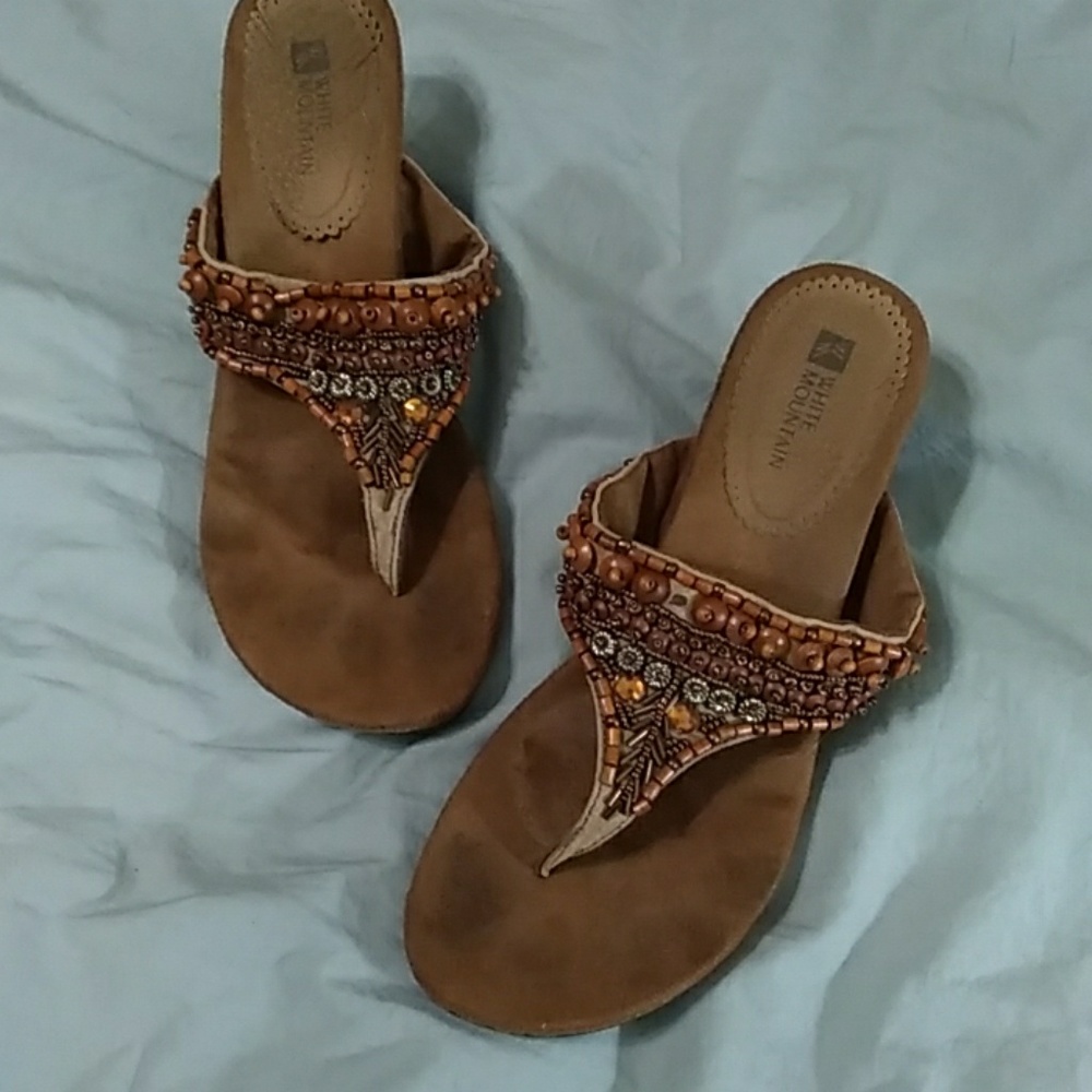 Beaded Thong Sandal